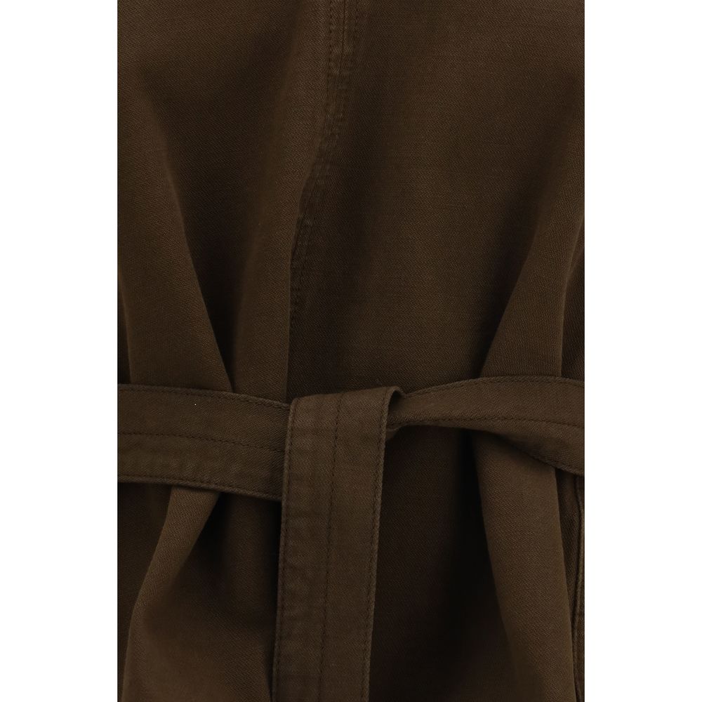 Brown Cotton Blouse