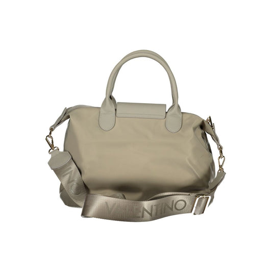 Gray Polyurethane Women's Bag