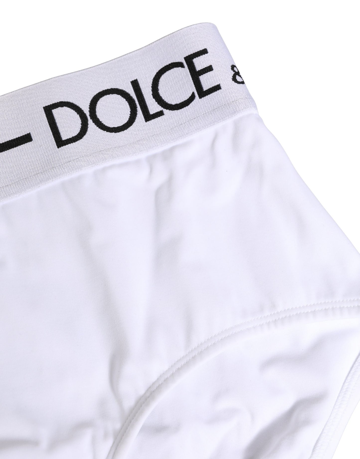 White Nylon Logo Waistband Panty Underwear