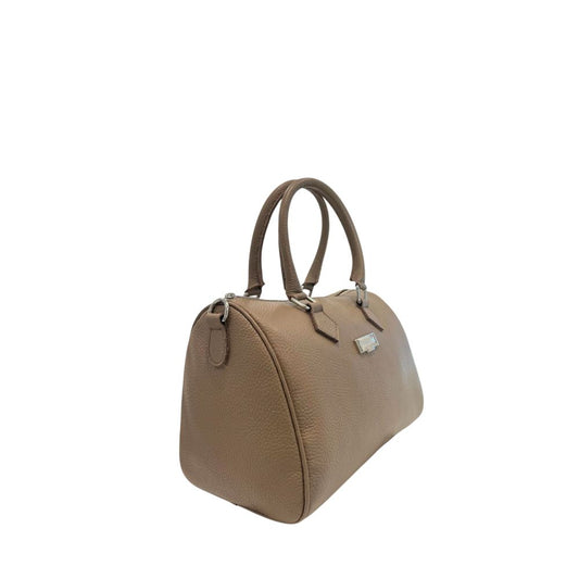 Brown Cowhide Shoulder Bag
