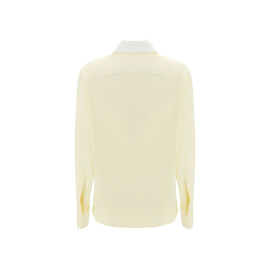 Bicolor Silk Dress Shirt