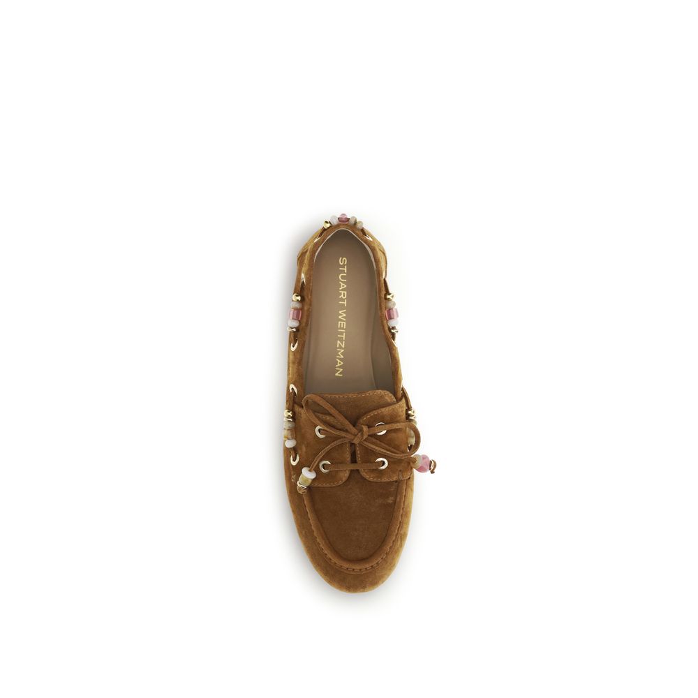 Brown Calf Leather Bos Taurus Slip-On Loafers