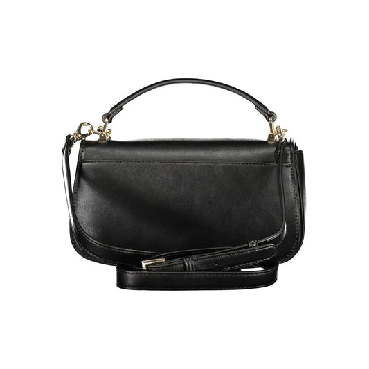 Black Polyurethane Women's Bag