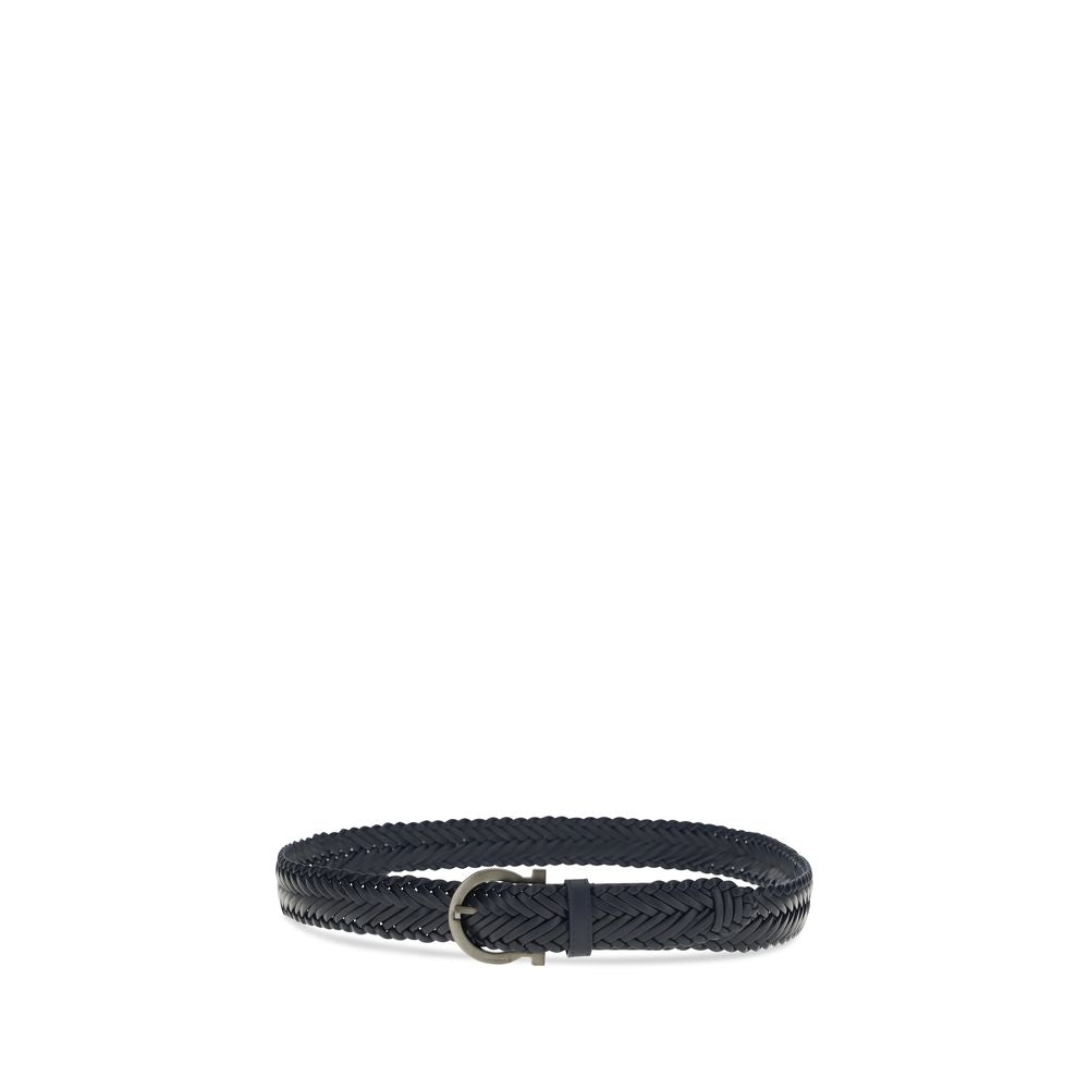 Blue Calf Leather Bos Taurus Belt