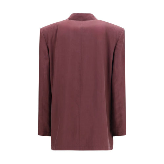 Purple Silk Blazer