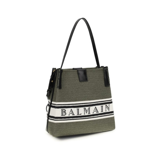 Bicolor Cotton Backet Bag