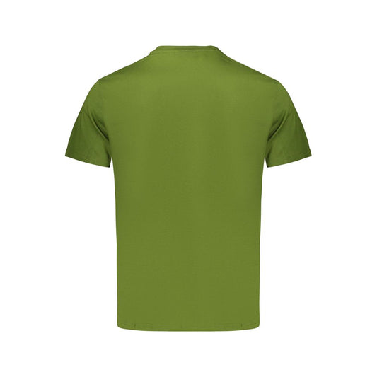 Green Cotton Mens T-Shirt