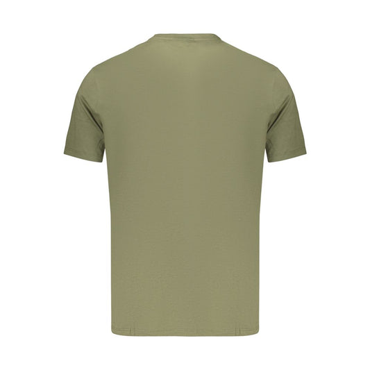 Green Cotton Men's T-Shirt