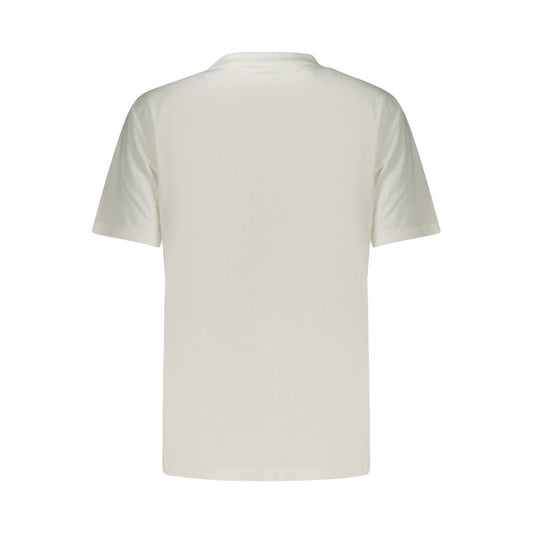 White Cotton Women T-Shirt