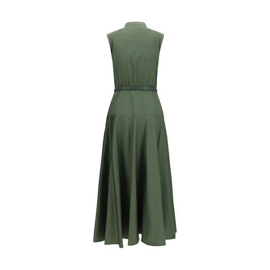 Bicolor Cotton Casual Dress
