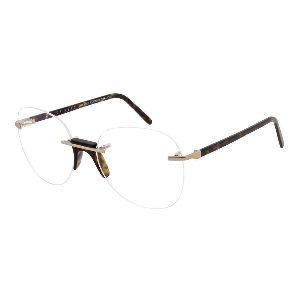 Gold Metal & Plastic Glasses (Frames)