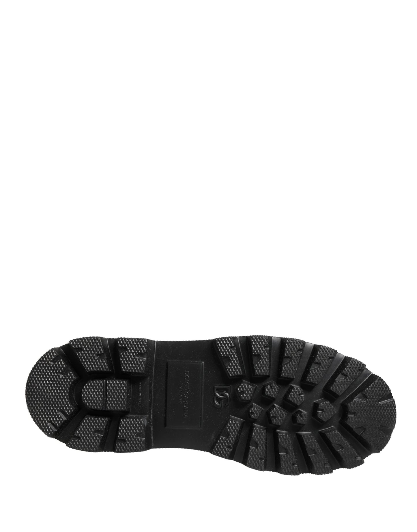 Black Chunky Sole Leather Men Loafers Shoes
