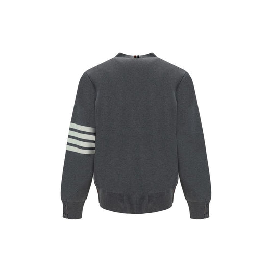 Gray Cotton Cardigan