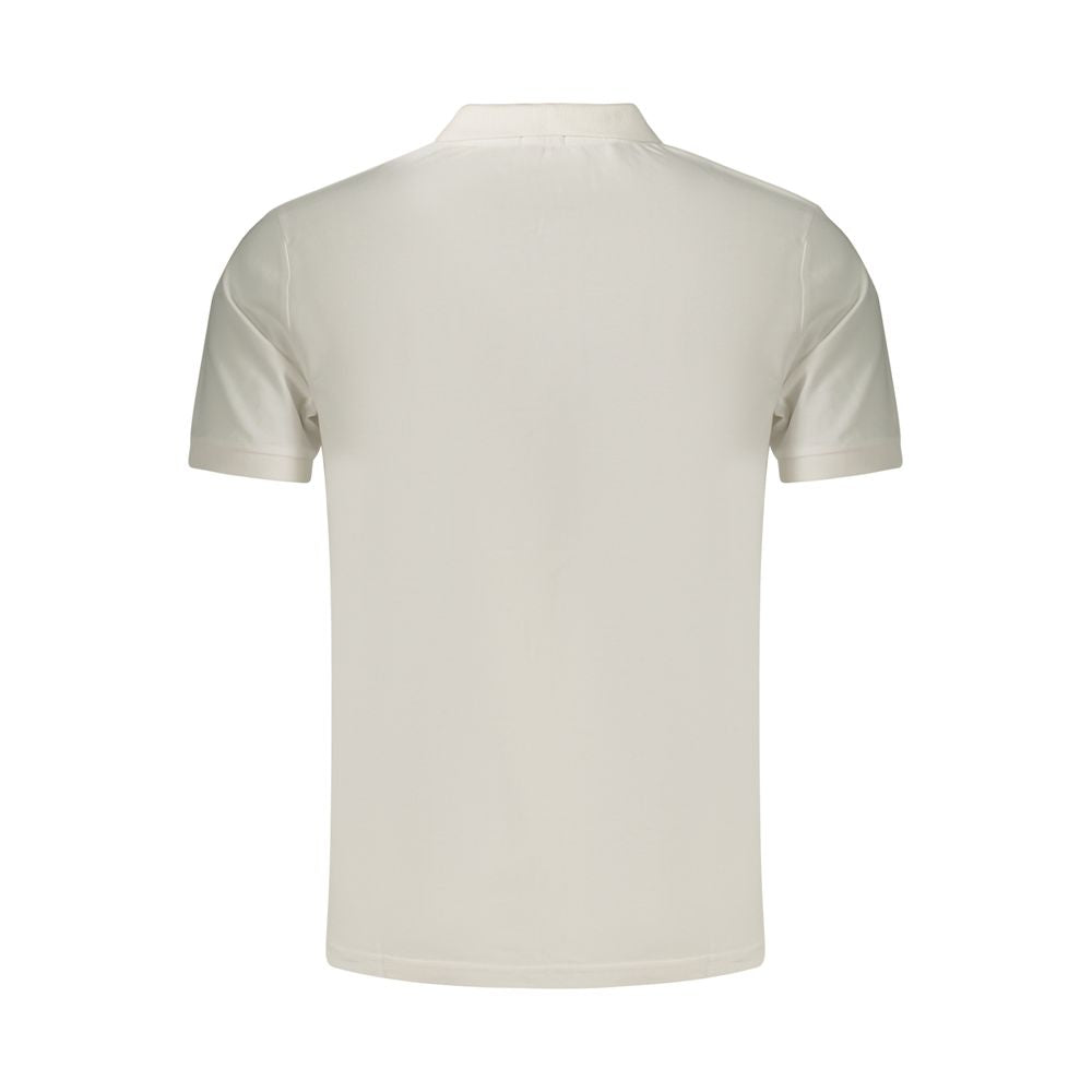 White Cotton Men's Polo Shirt