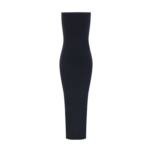 Black Cotton Cocktail Dress