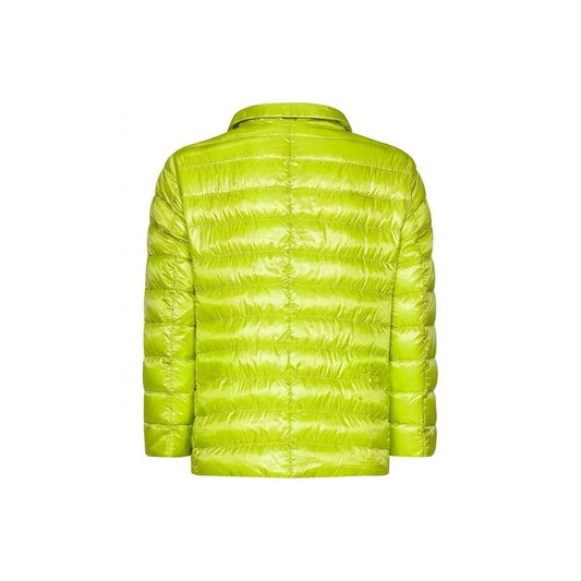 Bicolor Polyamide Full-Length Jacket