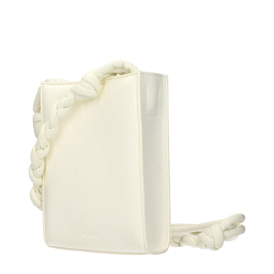 White Leather Crossbody Bag