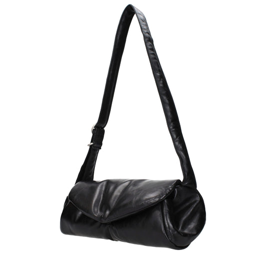 Black Leather Crossbody Bag