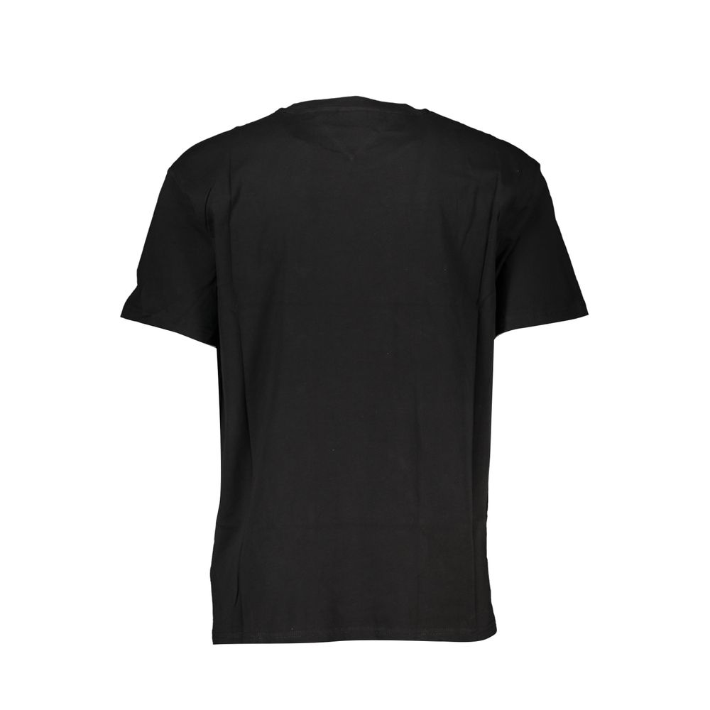 Black Cotton Men's T-Shirt