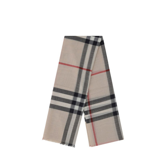 Beige Silk Foulard