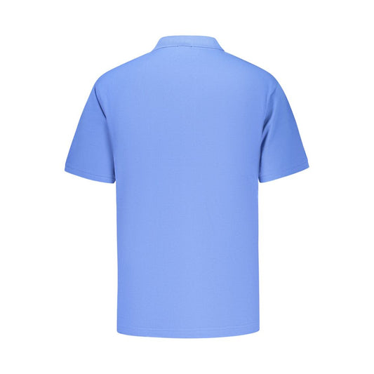 Blue Cotton Men's Polo