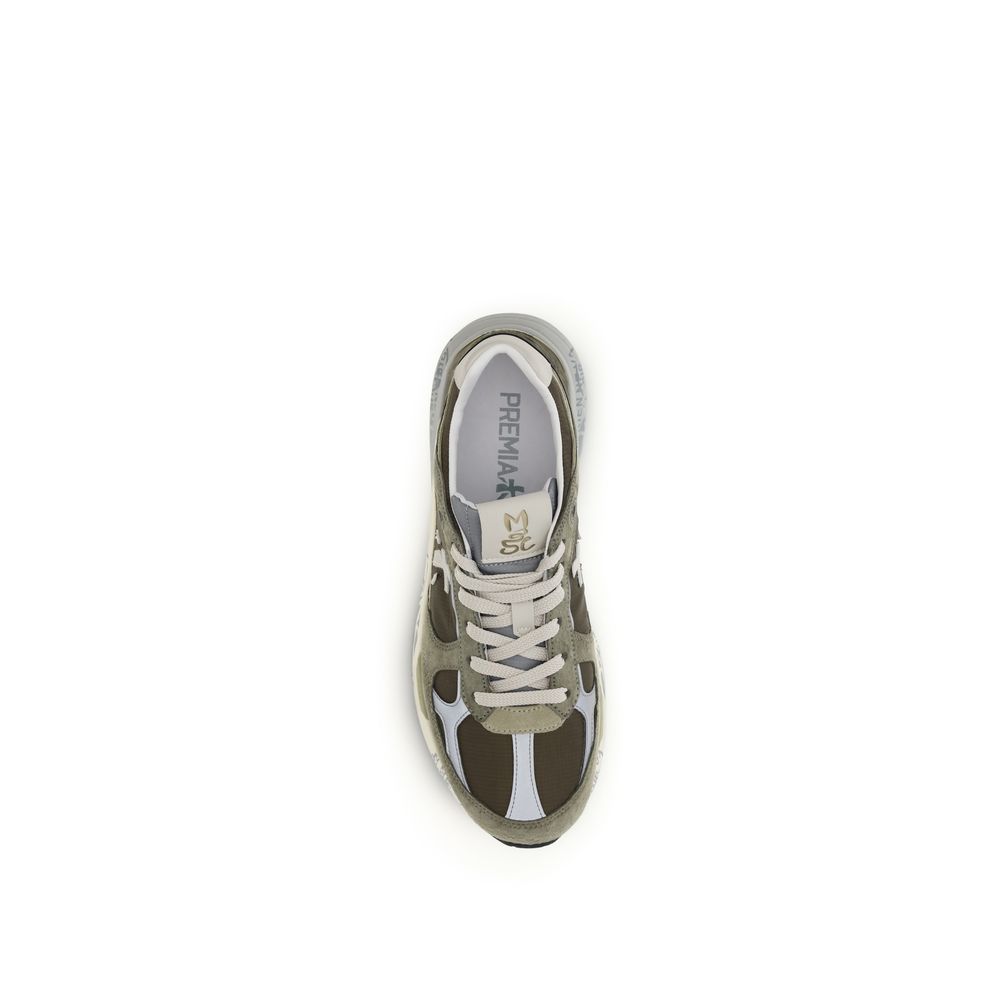 Bicolor Polyamide Chunky Sneakers