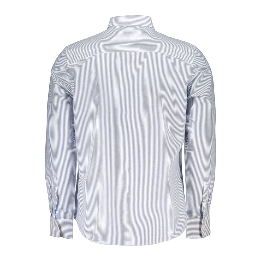 Blue Cotton Men's Shirt