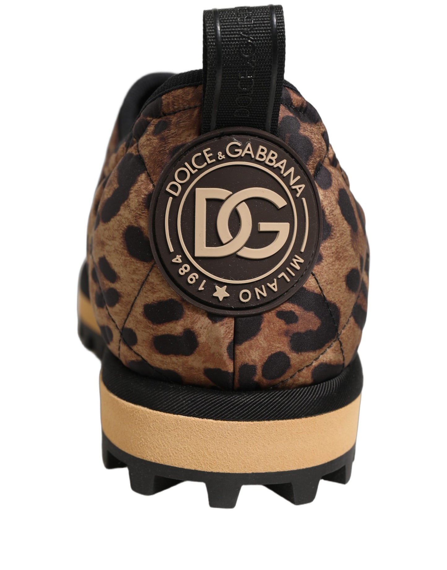Brown Leopard Print Quilted Men Sneakers Shoes (Copy)