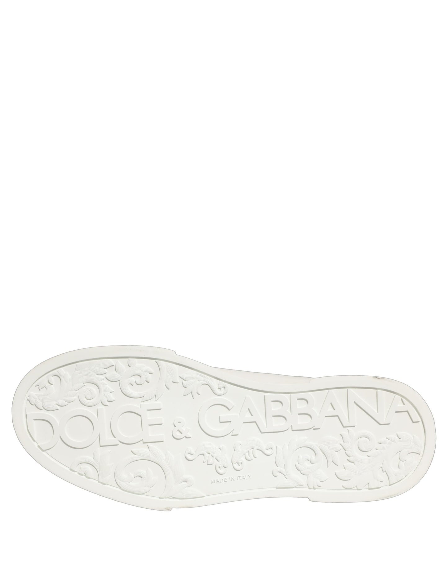White Leather DG Logo Low Top Sneakers Shoes