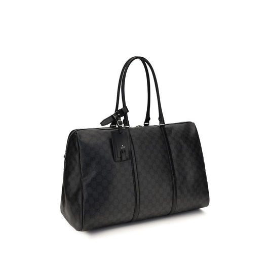 Black Cotton Shoulder Bag