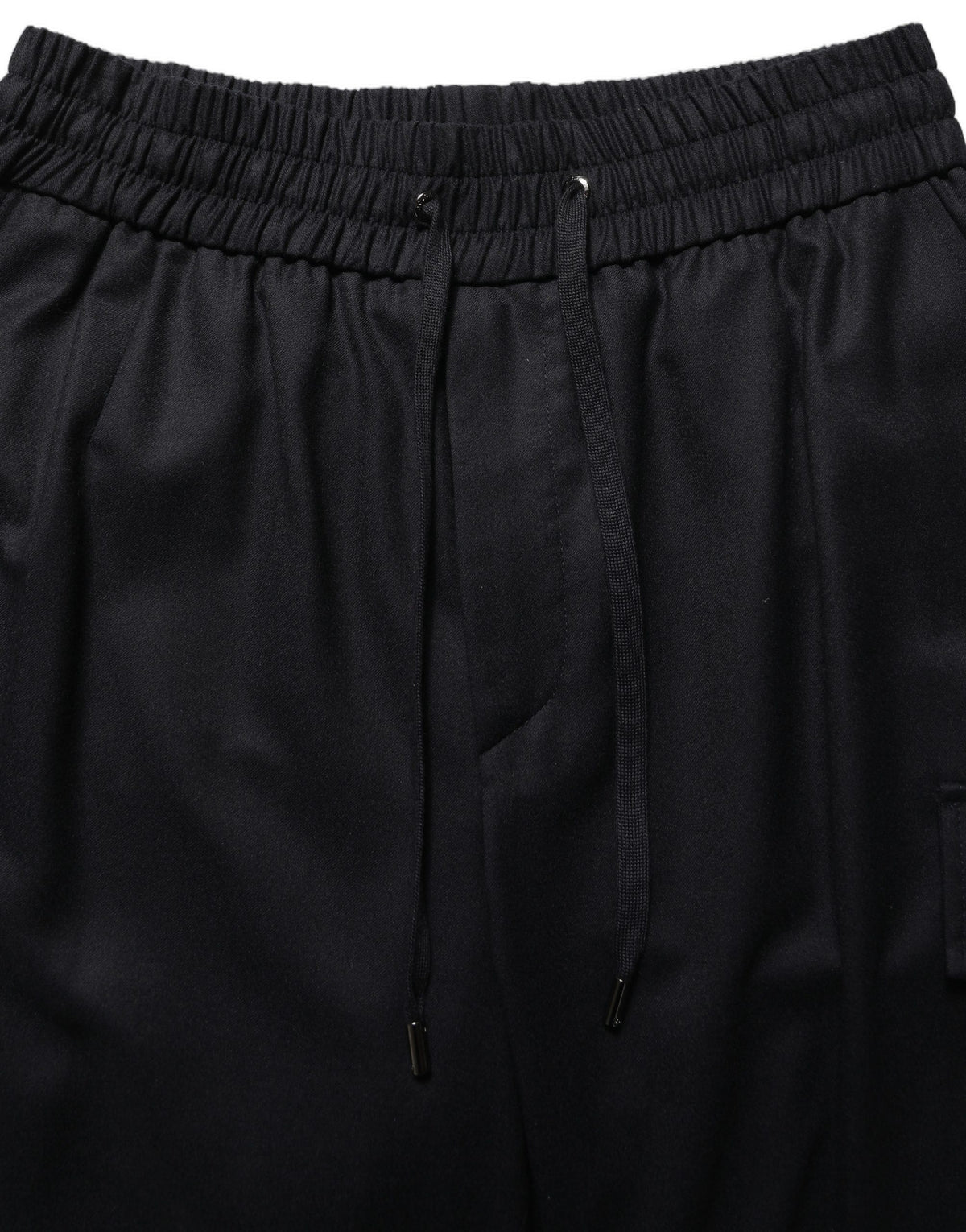 Black Mid Waist Cargo Jogger Sweatpants Pants
