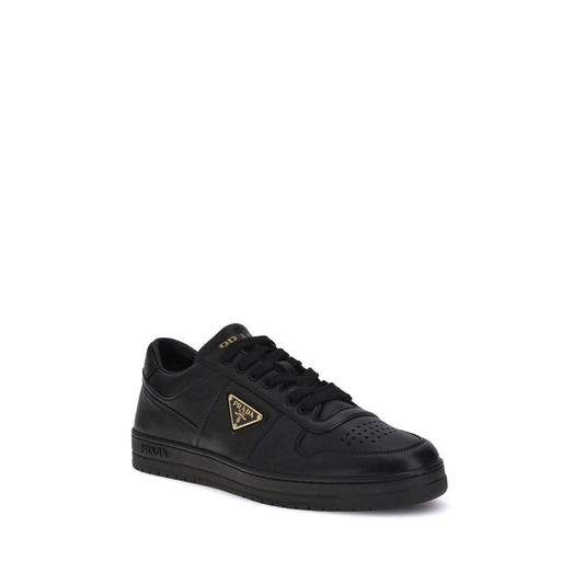 Black Calf Leather Bos Taurus Low Top Sneakers