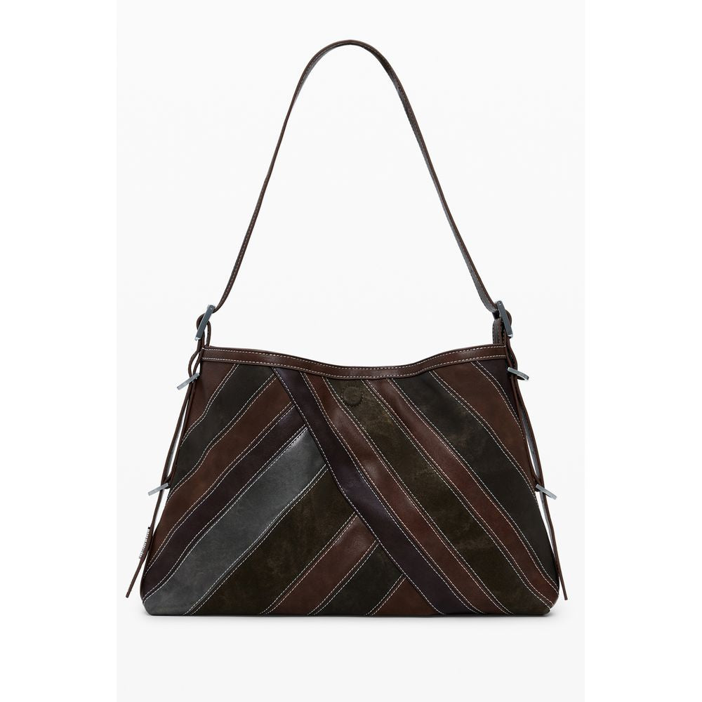 Marrone Poliuretano Women Handbag