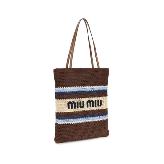 Multicolor Recycled Cotton Shoulder Bag