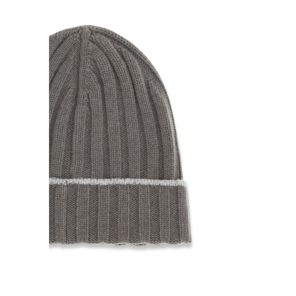 Bicolor Cashmere Beanie