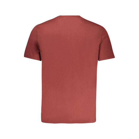 Marrone Cotton Men T-Shirt
