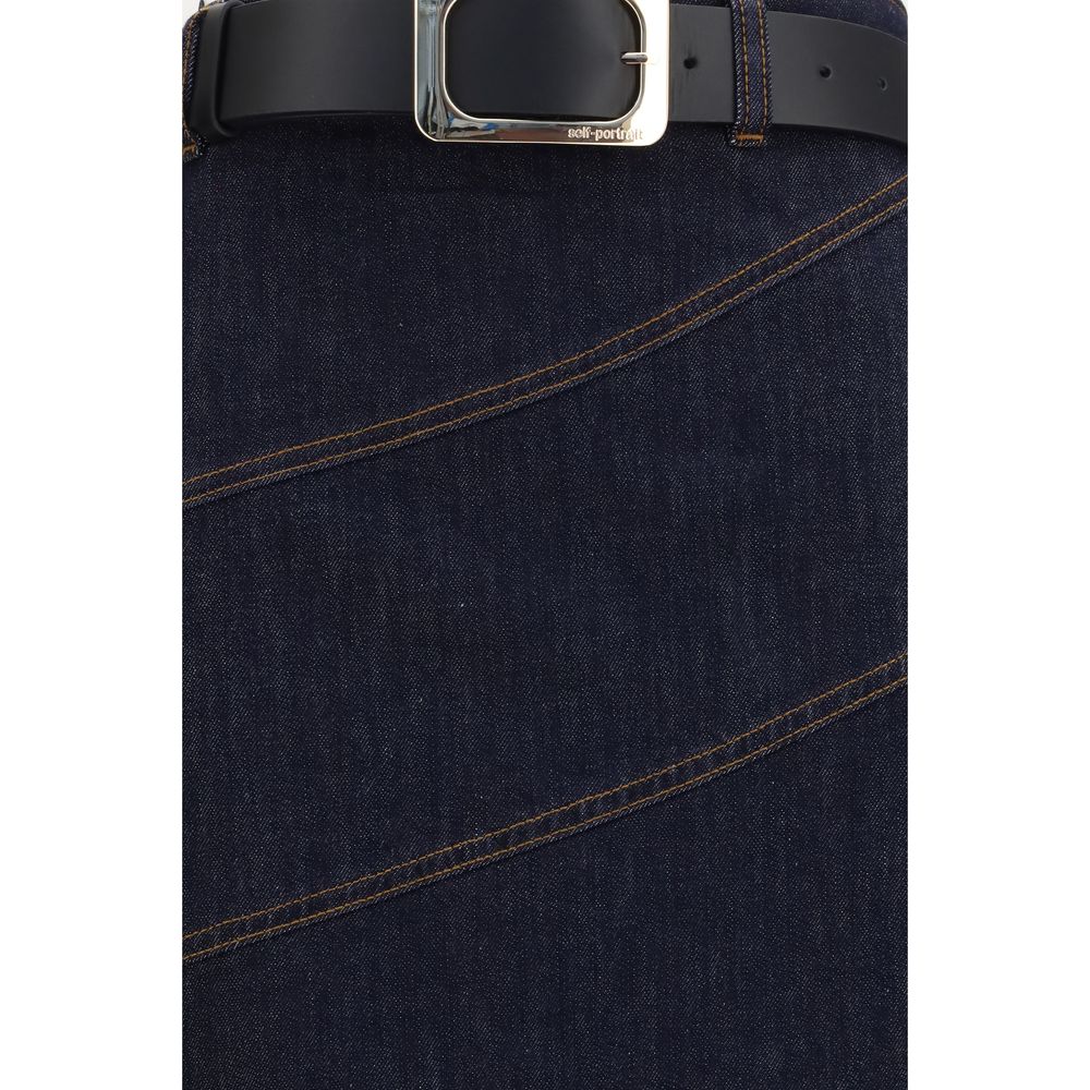 Blue Denim Skirt