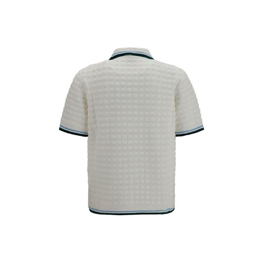 White Cotton Polo Shirt