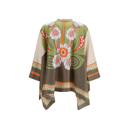Multicolor Silk Pattern Shirt