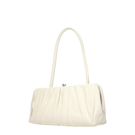 White Leather Shoulder Bag