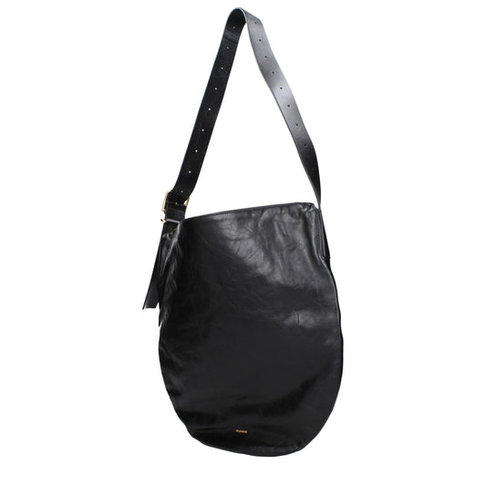 Black Leather Crossbody Bag