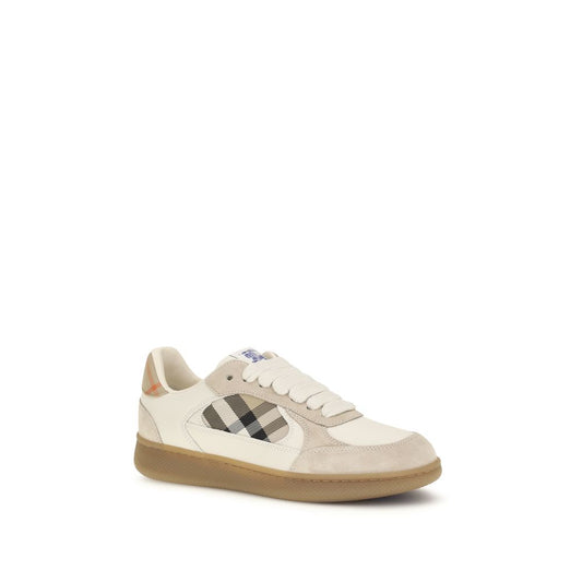 Beige Calf Leather Bos Taurus Sneakers