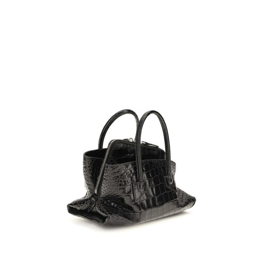 Black Calf Leather Bos Taurus Handbag