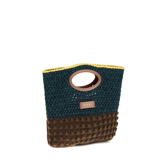 Multicolor Wool Oves Aries Handbag