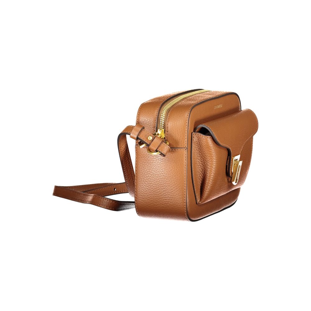 Marrone Leather Women Handbag