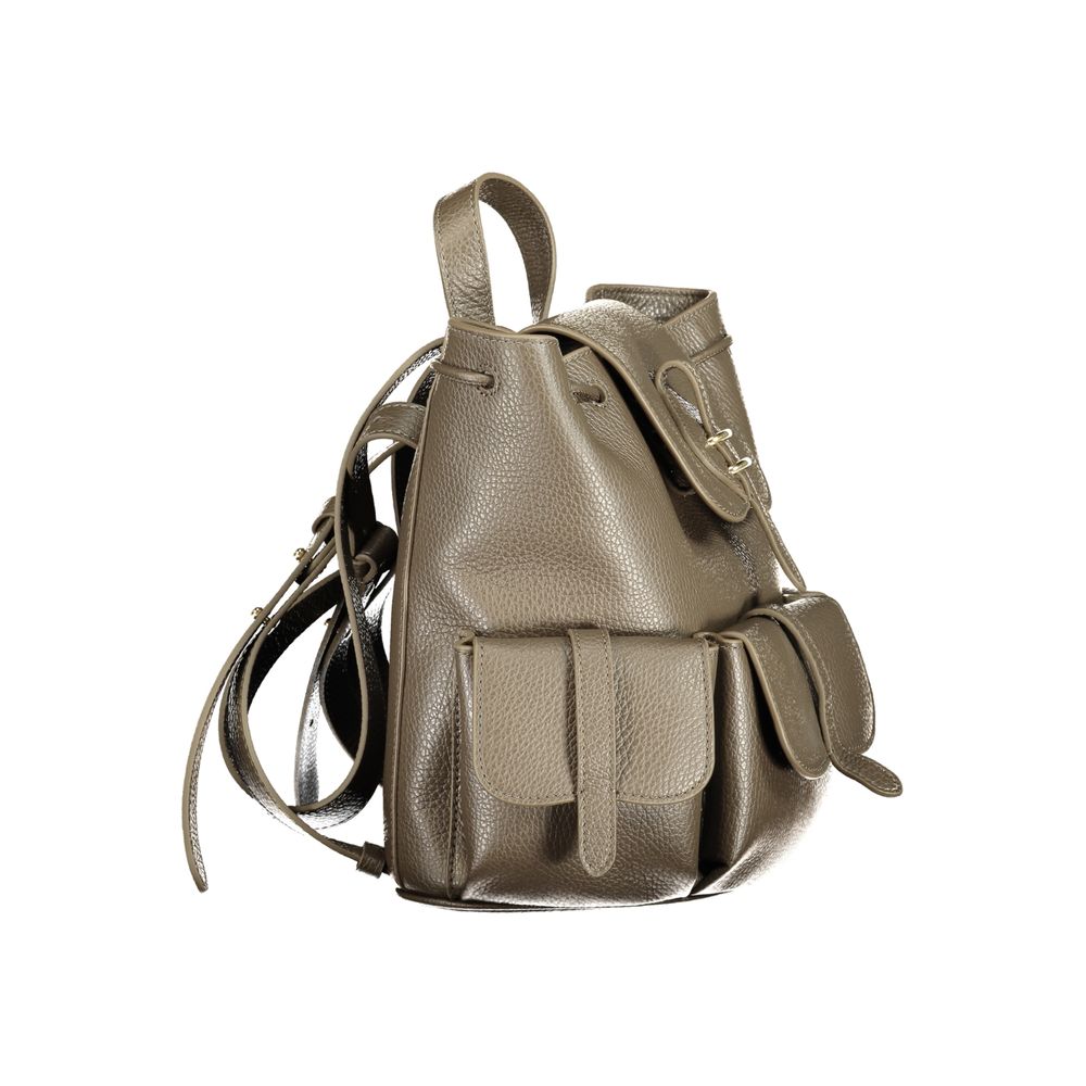 Brown Leather Women's Backpack