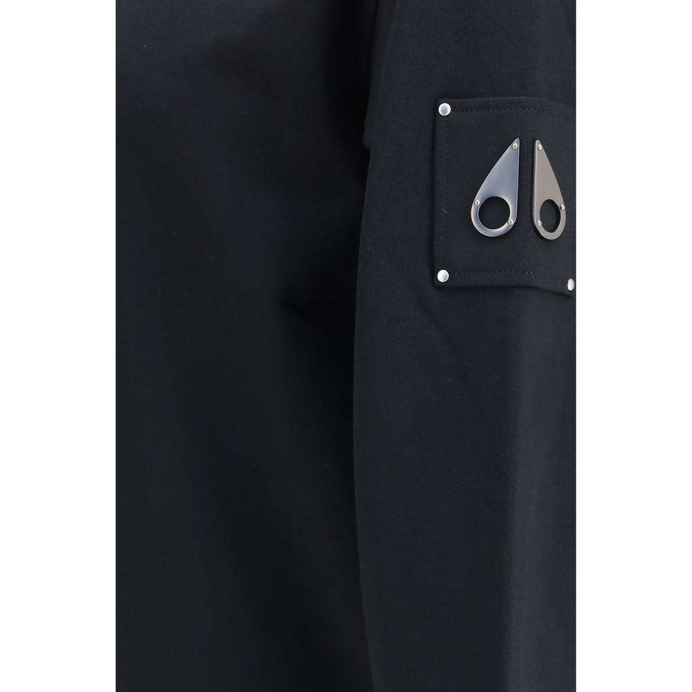 Black Cotton Sweatshirt