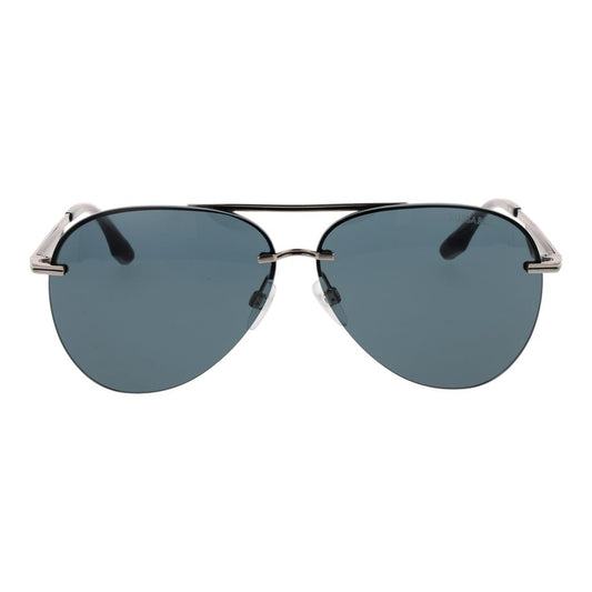 Gray Metal Sunglasses