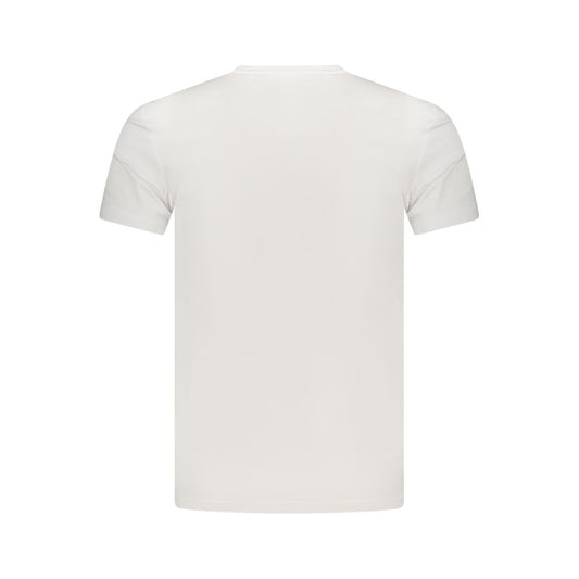 White Cotton Men's T-Shirt