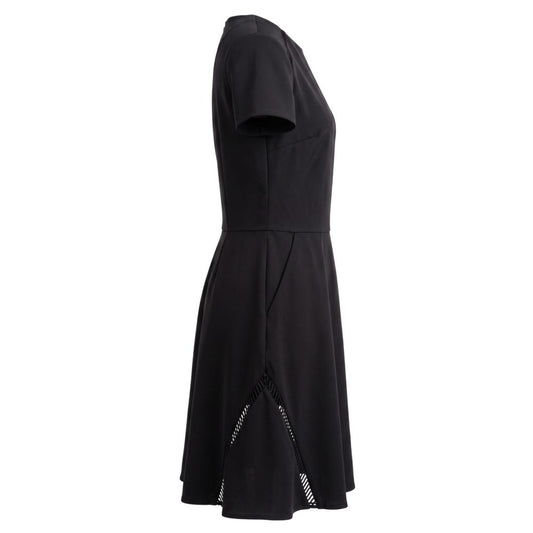 Black Polyester Women's Dress
